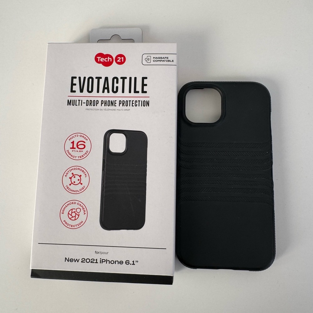 Tech21 Black Evotactile Phone Case for iPhone 6.1"